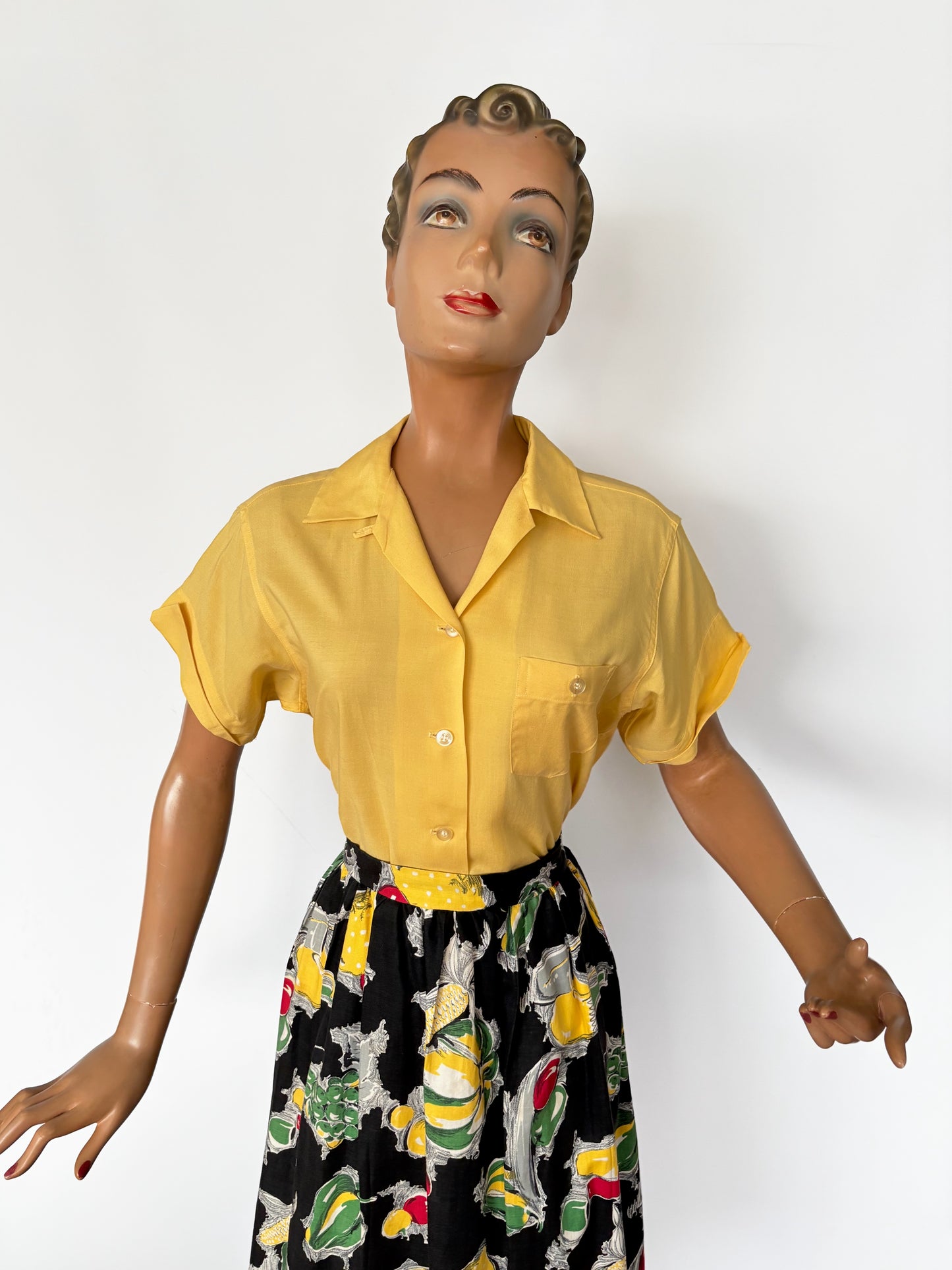 1950s Nat Nast Creation Blouse | XL