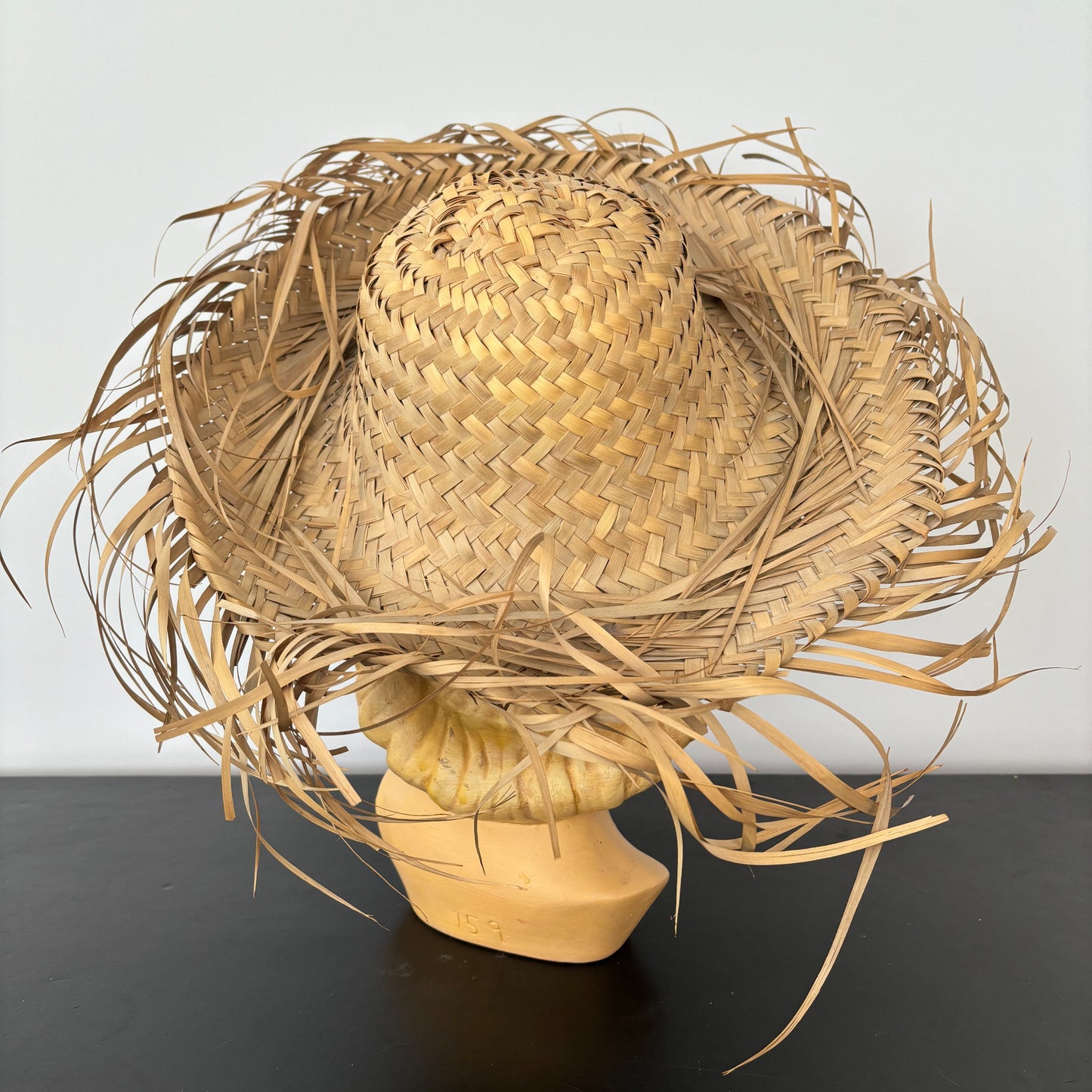 Mid-Century Caribbean Straw Hat