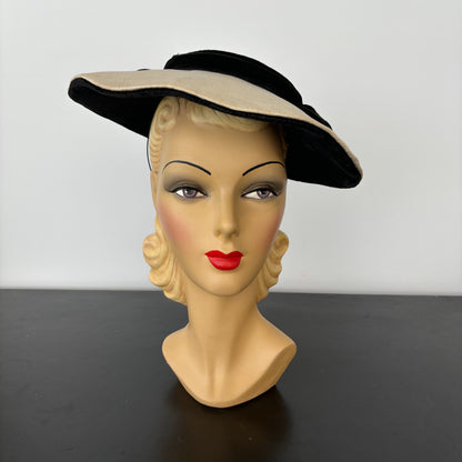 1950s Summer Halo Hat