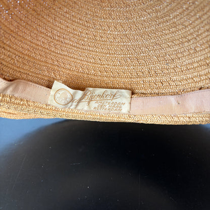 1920s 'De Bijenkorf' Straw Beach Hat