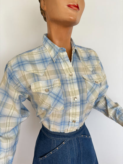 1960s/70s Washington Dee-Cee Western Blouse | M/L