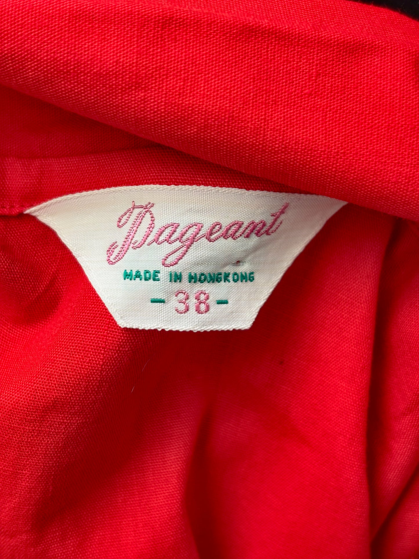 1950s Pageant Hong Kong Blouse | XL