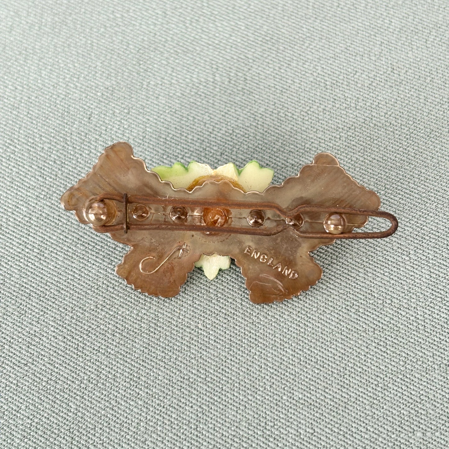 1940s New Old Stock Celluloid Hairclip