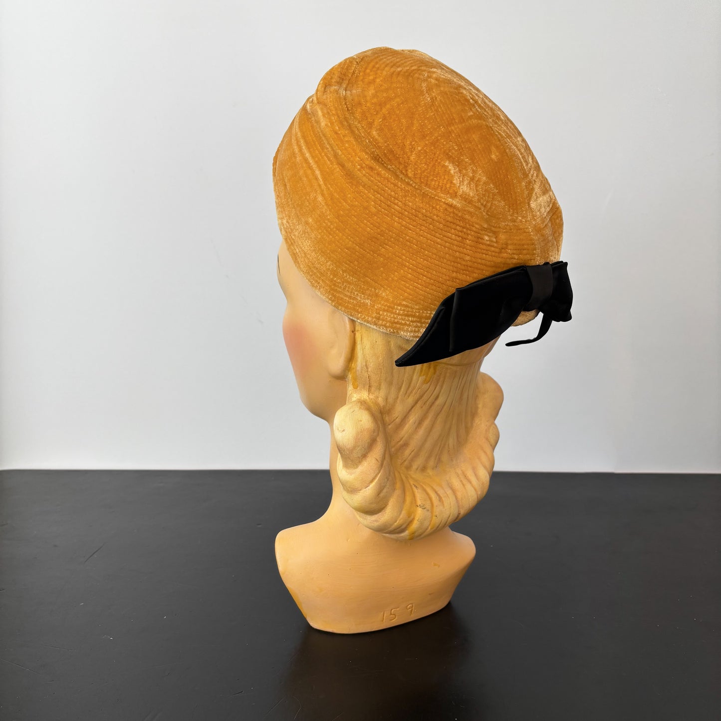 1960s Rivoli Velvet Hat