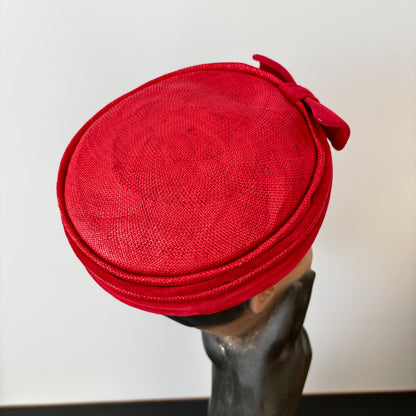 1950s Meyer Brothers Sisal Pill Box Hat