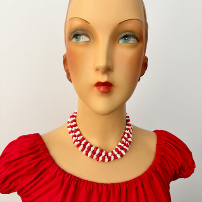 Mid Century Whimsical Bead Necklace