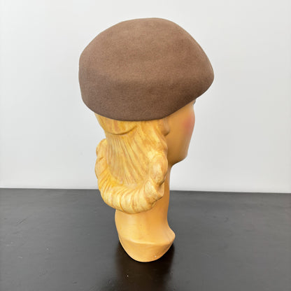 1940s Felt Tilted Beret