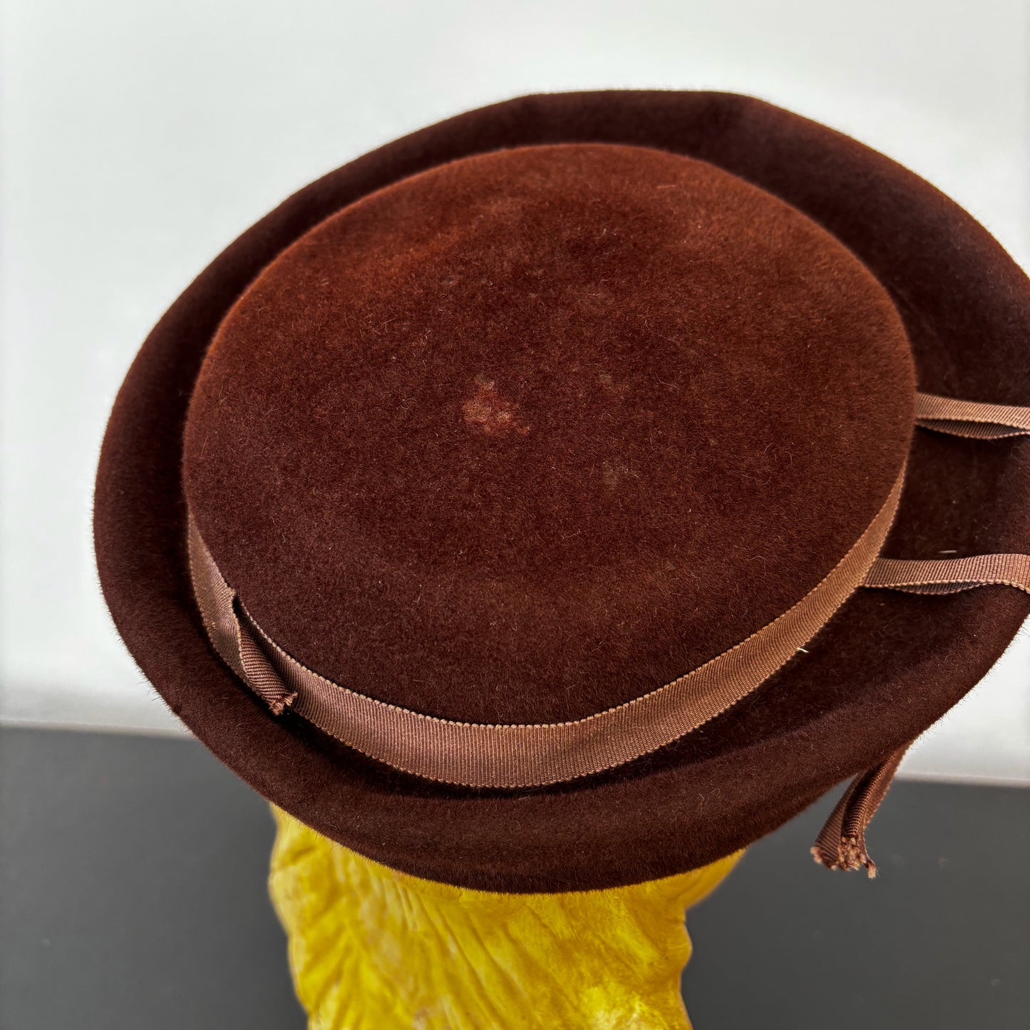 1940s/1950s Fur Felt Bumper Hat