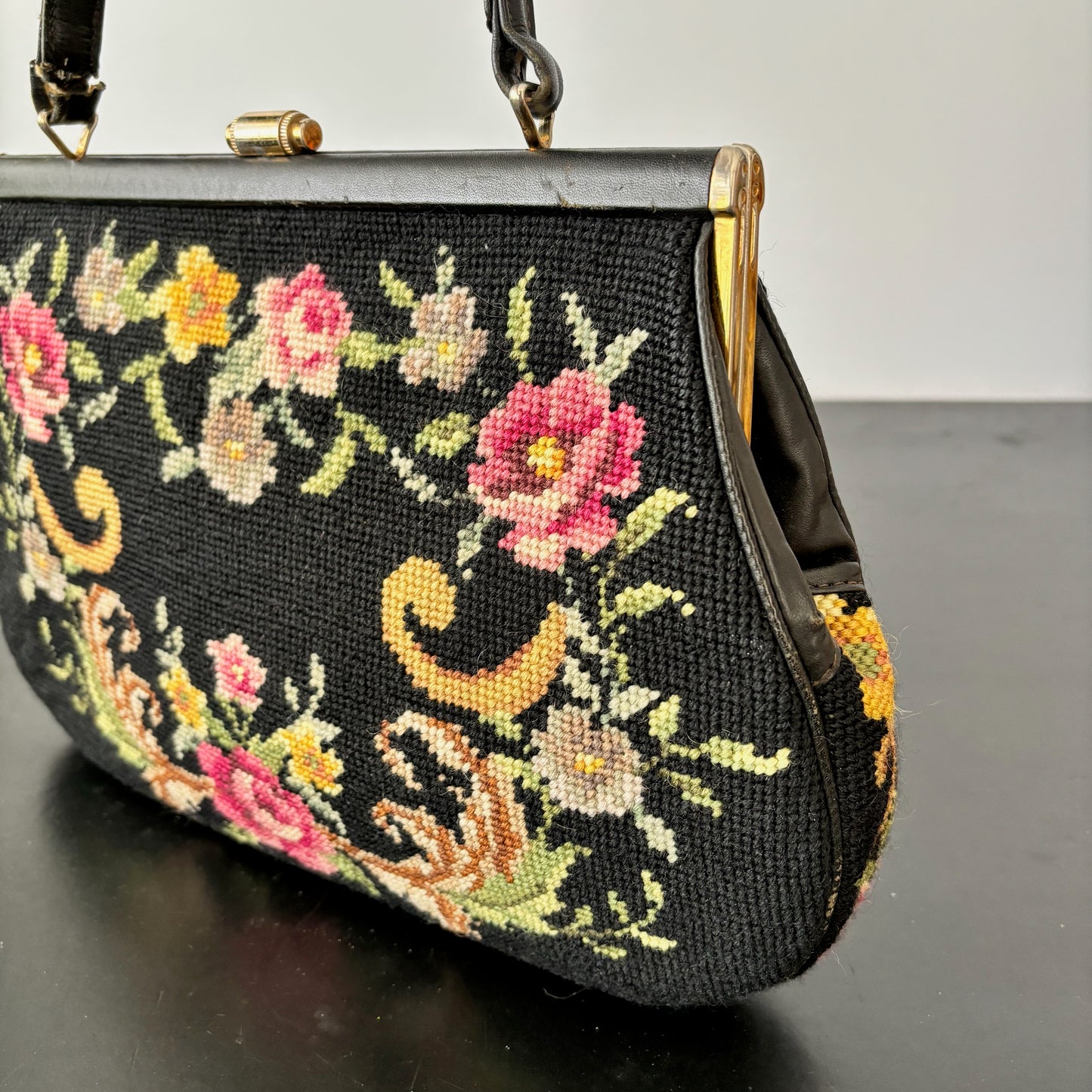 1950s/60s Needlepoint Handbag