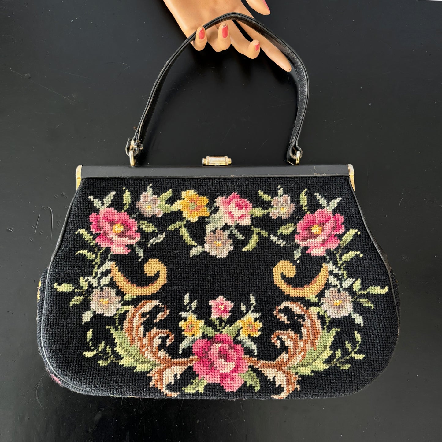 1950s/60s Needlepoint Handbag