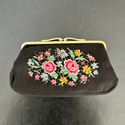 1960s Needlepoint Purse