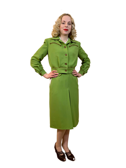 1940s Western Skirt Lime Green XS, S and 3XL