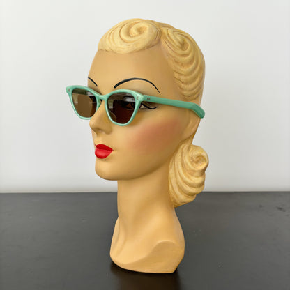 1950s Vintage Surf Green Sunglasses