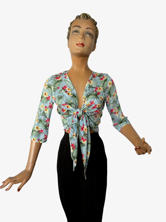 Sandy 1950s Tie Top