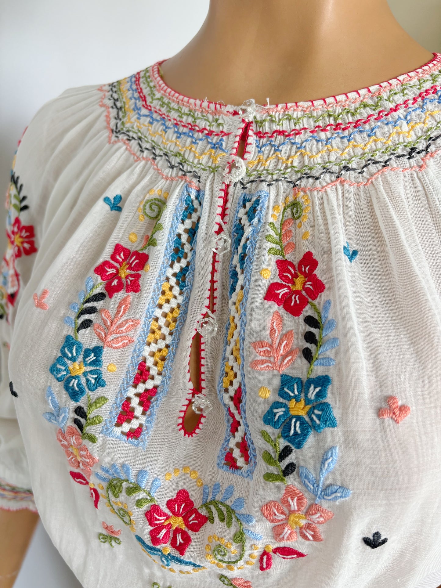 1920s/30s Hungarian Blouse | XS - M