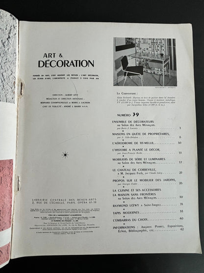 Art & Décoration Magazine No 39 1954