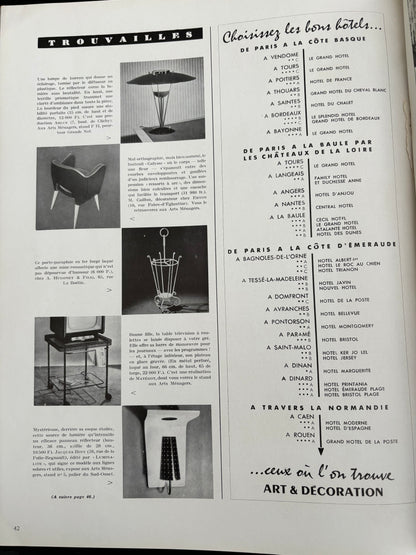 Art & Décoration Magazine No 50 1956