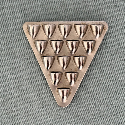 Art Deco Triangular Metal Dress Clip