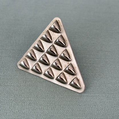 Art Deco Triangular Metal Dress Clip