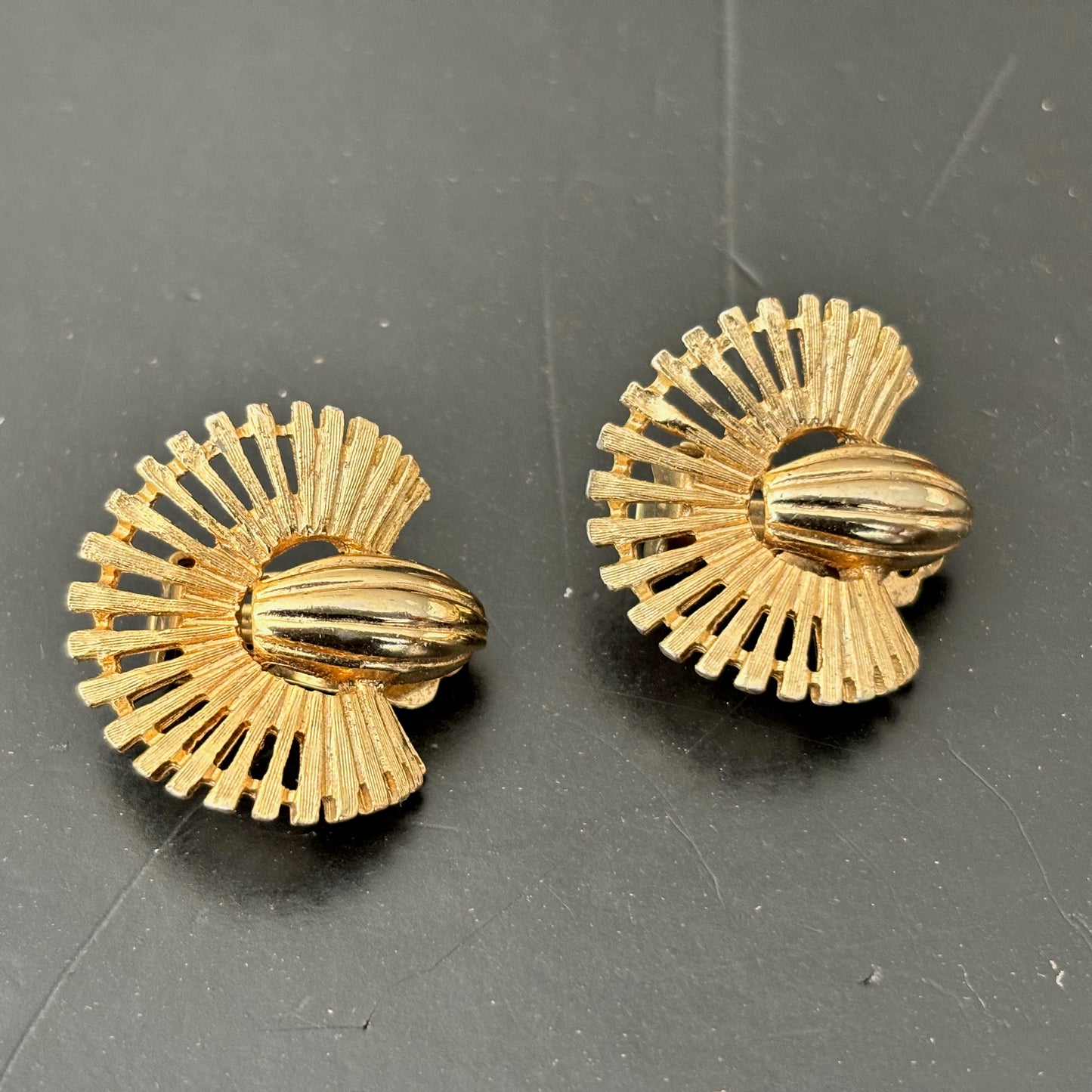 1950s Marboux Clip On Earrings