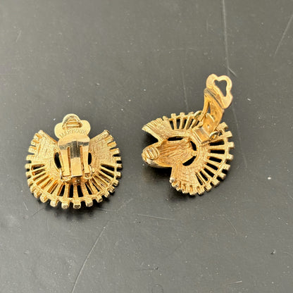 1950s Marboux Clip On Earrings