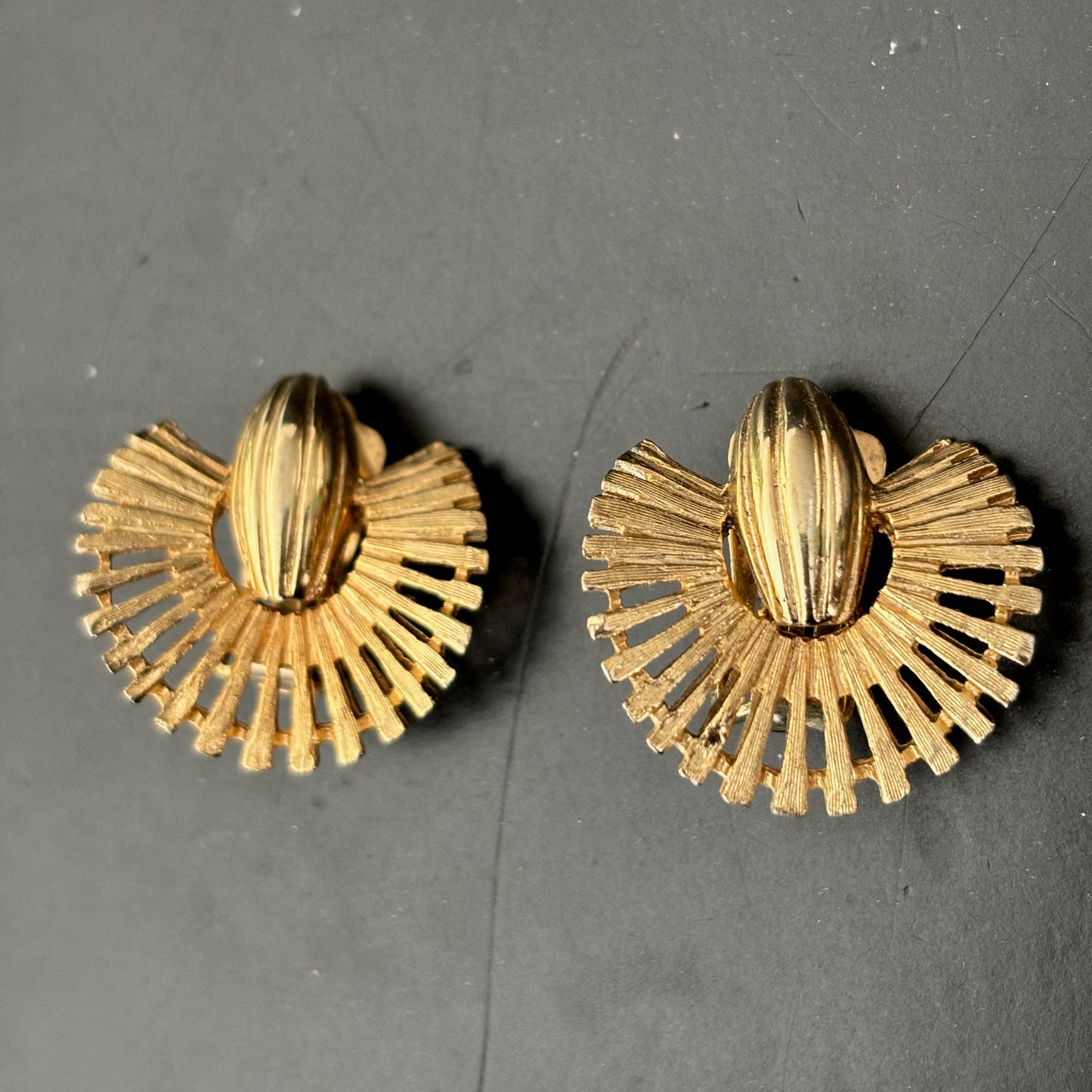 1950s Marboux Clip On Earrings