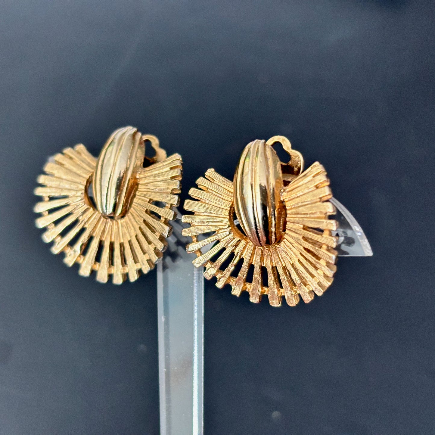 1950s Marboux Clip On Earrings