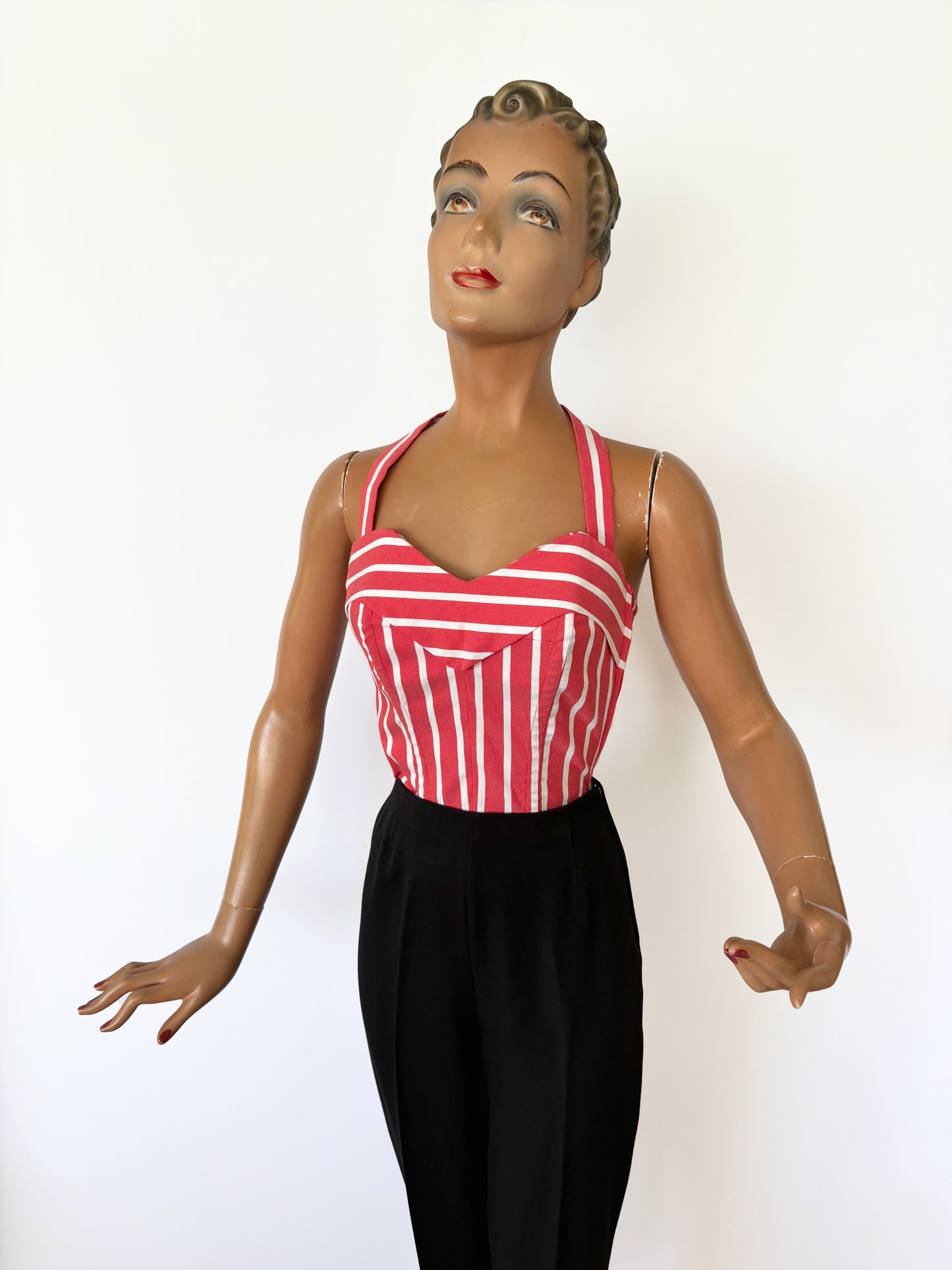 Holly Halter Top Stripe