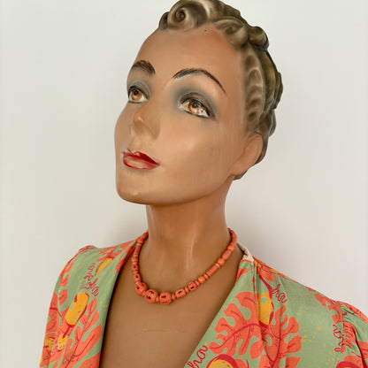 1930s/1940s Early Plastic Beads Necklace