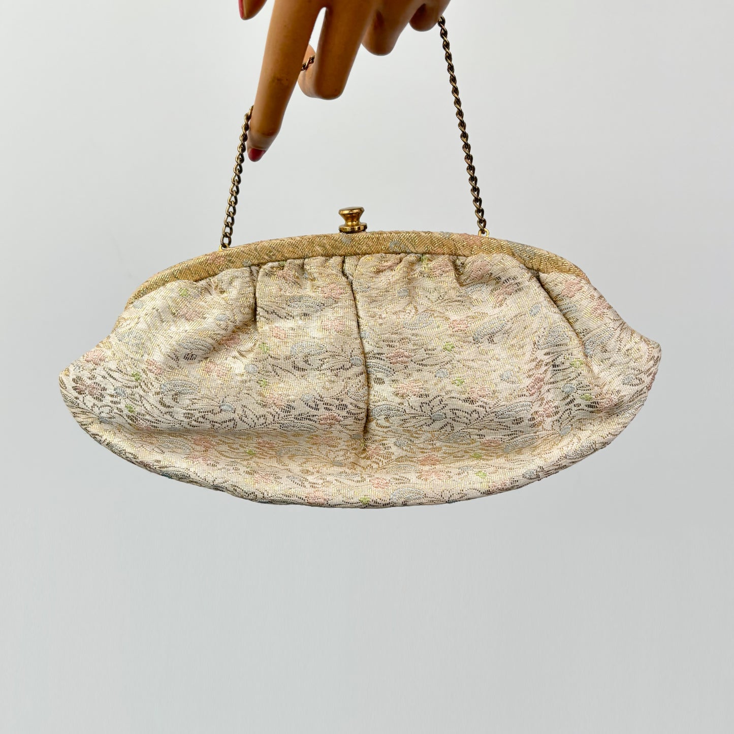 1950s/60s Gold Brocade Purse / Handbag