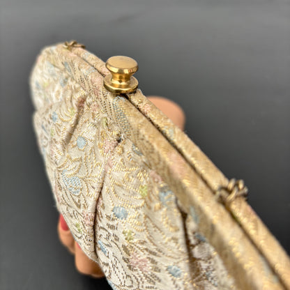 1950s/60s Gold Brocade Purse / Handbag