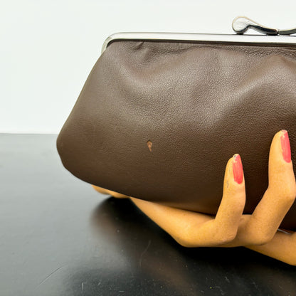 1950s/60s Brown Leather Purse / Handbag