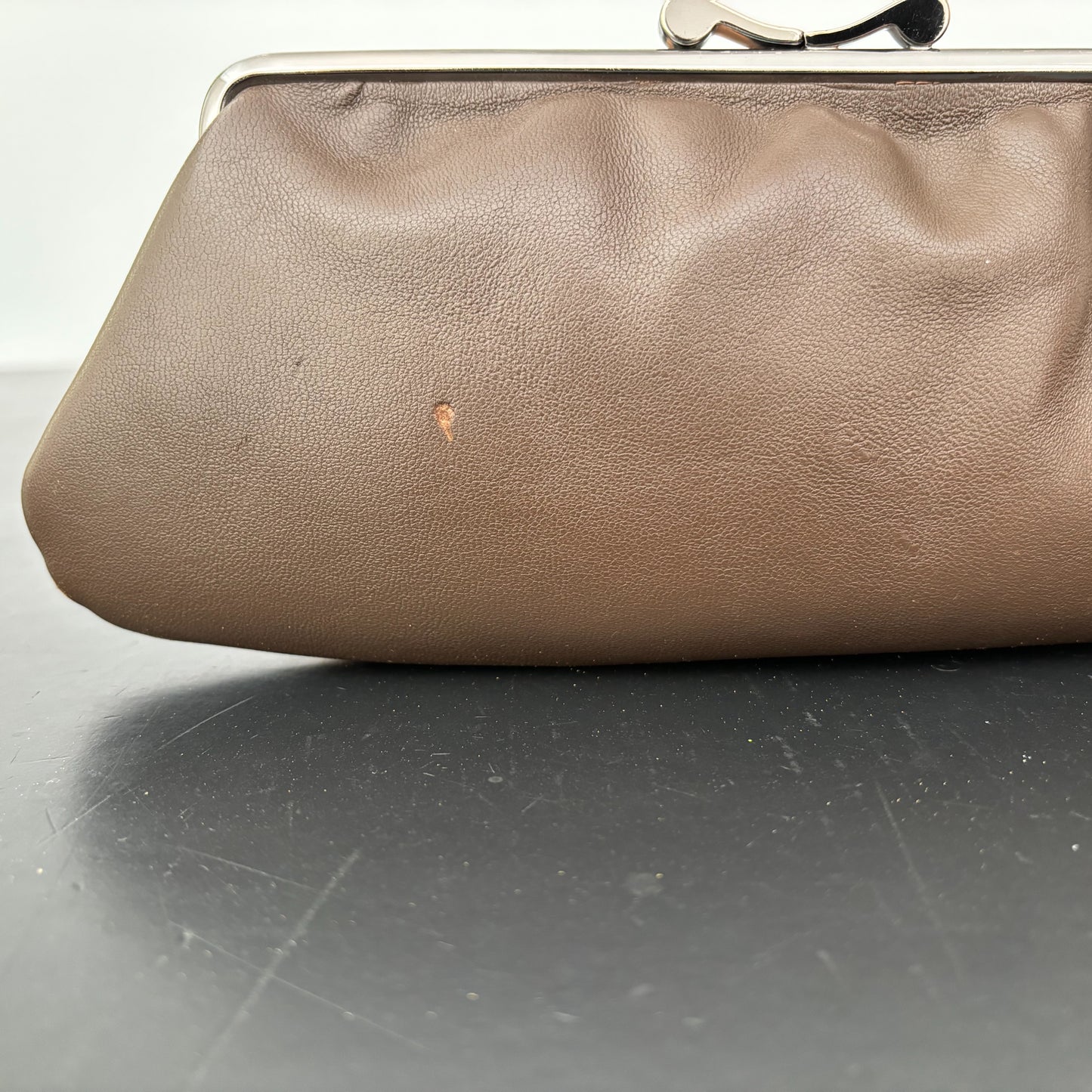 1950s/60s Brown Leather Purse / Handbag