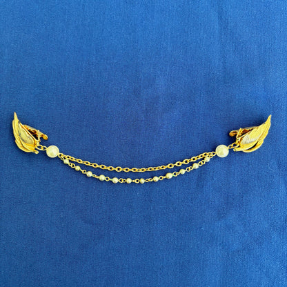 1950s/60s Gold Tone Sweater Guard