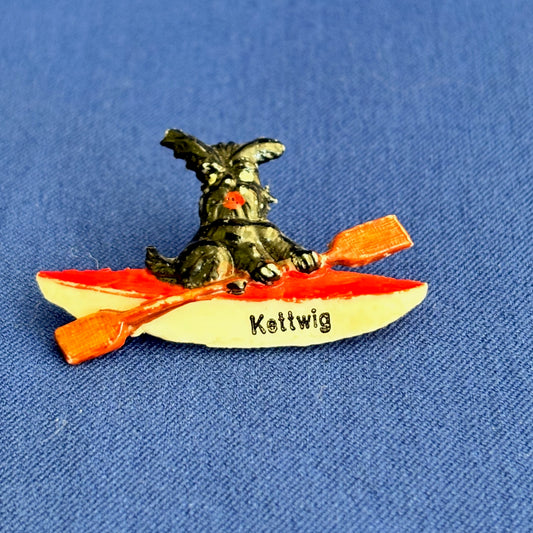 Vintage Kettwig Celluloid Tourist Souvenir Brooch