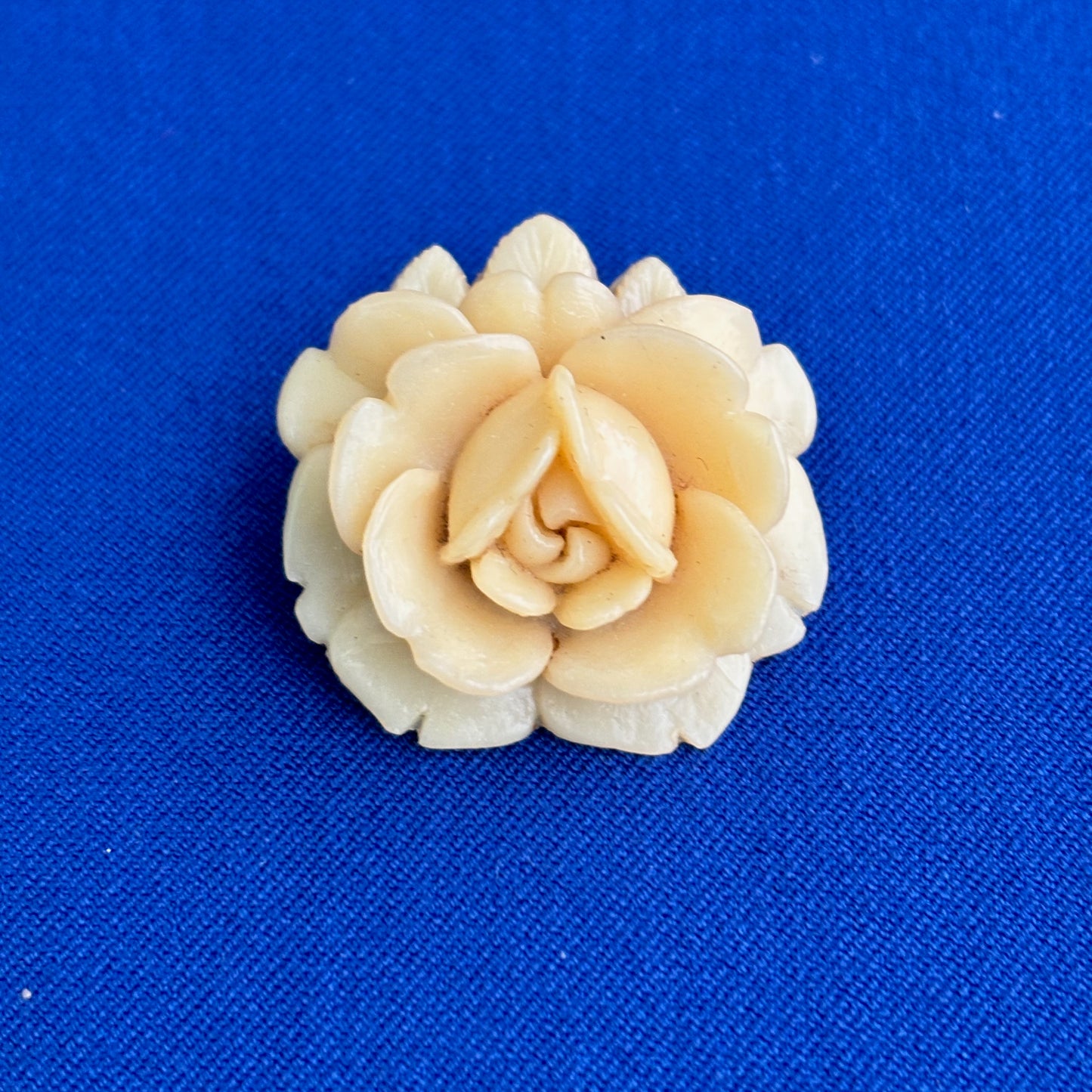 1940s/50s Ivory Celluloid Brooch