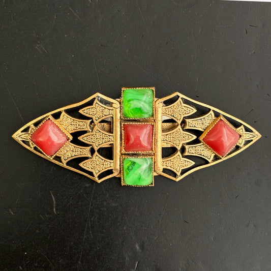 1920s/1930s Art Deco Converted Buckle Brooch