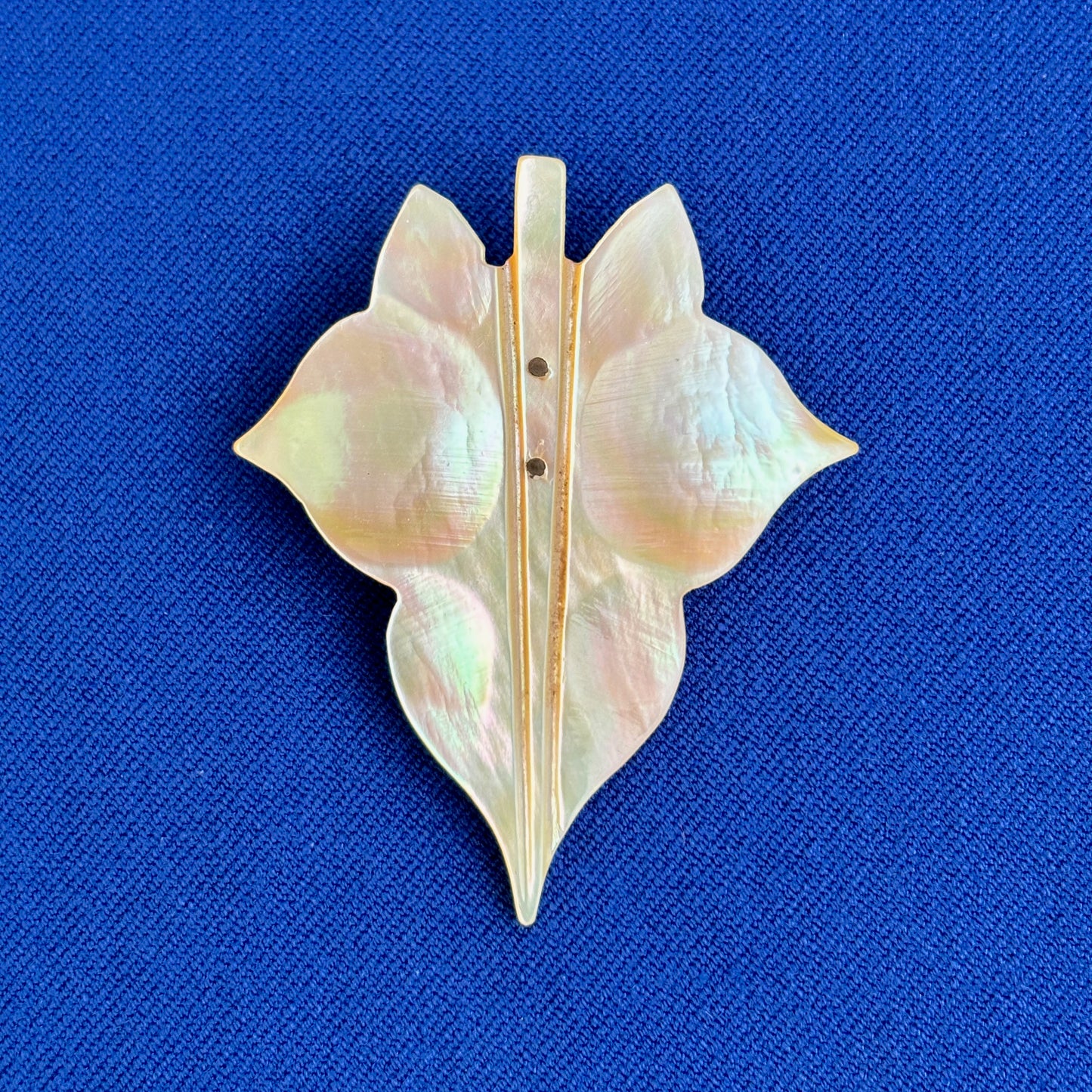 1920s/1930s Art Deco Mother-of-pearl Shell Dress Clip