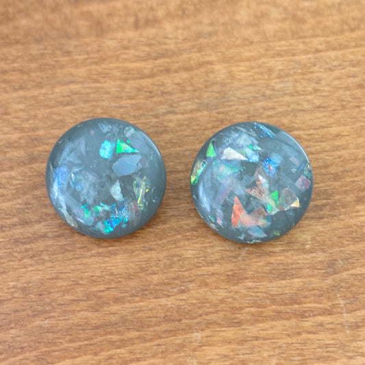 1950s Confetti Clip On Earrings