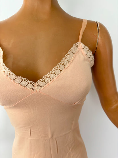 1950s/60s Deadstock Blush Pink Slip | Small