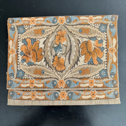 Antique Art Nouveau Tapestry Envelope Clutch