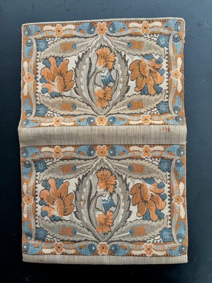 Antique Art Nouveau Tapestry Envelope Clutch