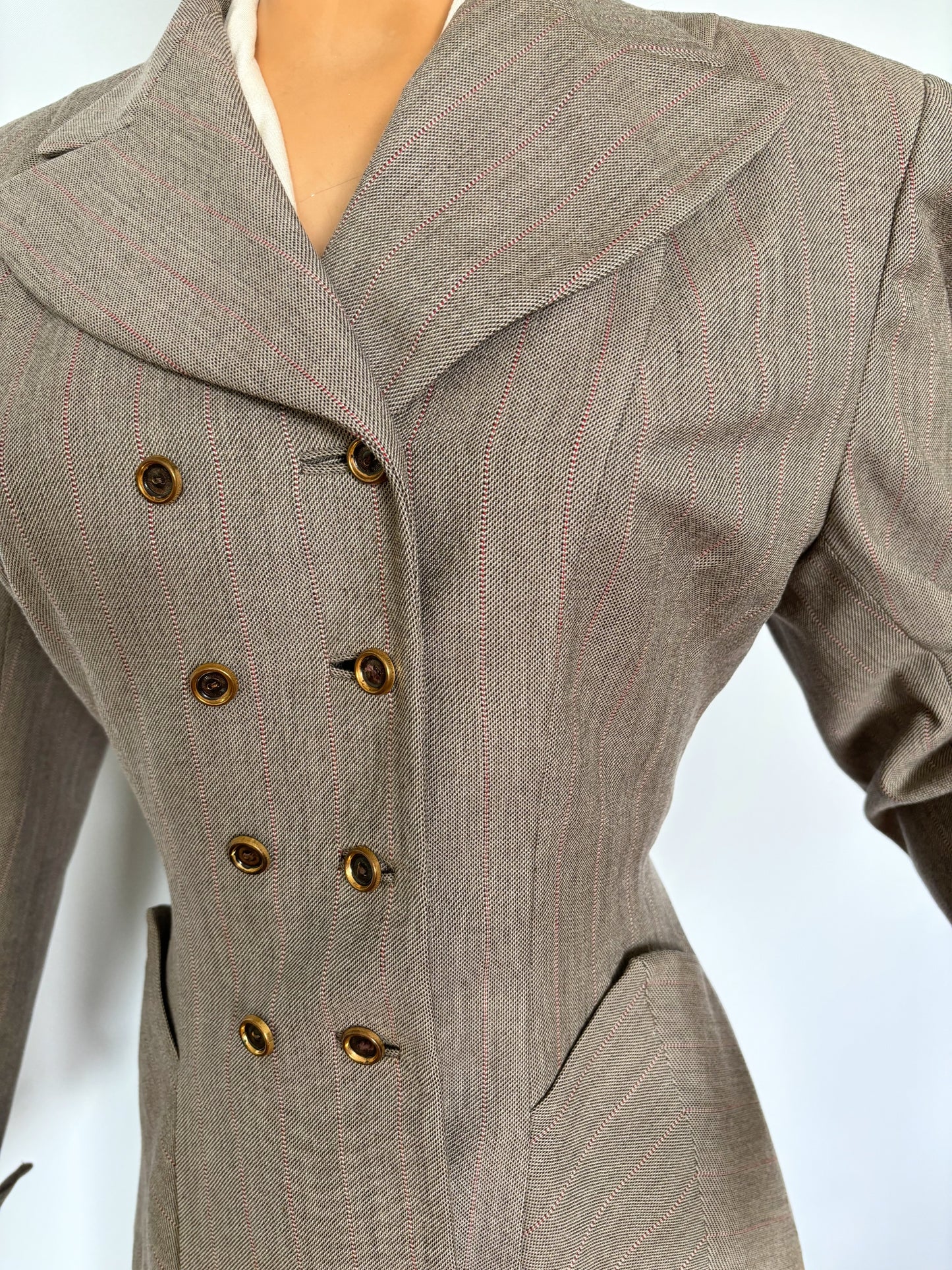 1940s Gabardine Suit | M