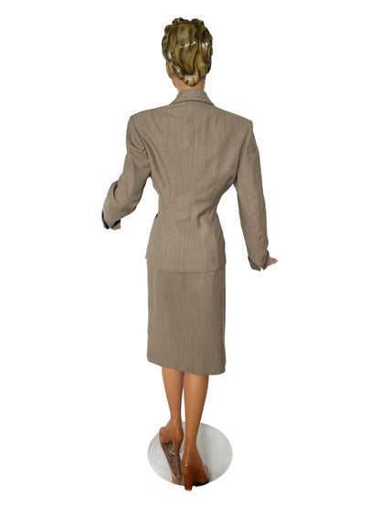 1940s Gabardine Suit | M