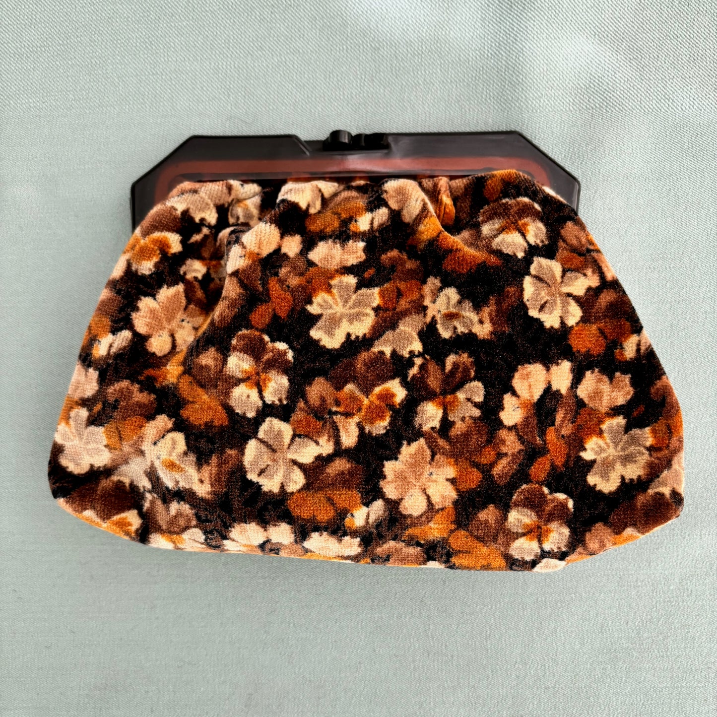 1970s Lanvin Velvet Clutch