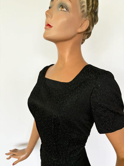 1950s/60s Lurex Cocktail Dress | S/M