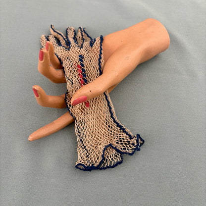 1920s/30s Art Deco Era Crocheted Gloves