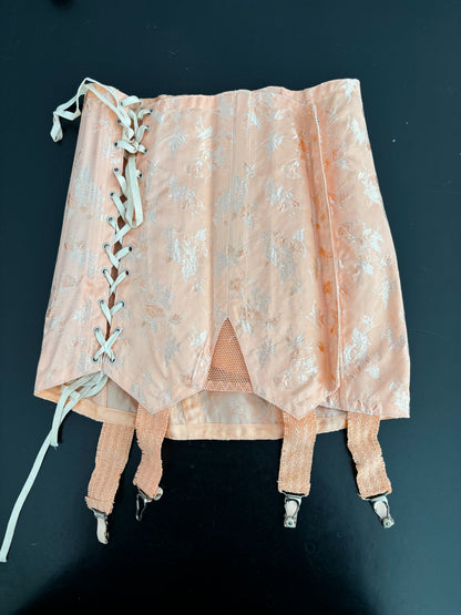 Vintage 1940s/1950s Blush Pink Girdle | S