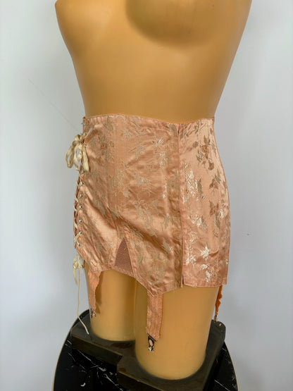 Vintage 1940s/1950s Blush Pink Girdle | S