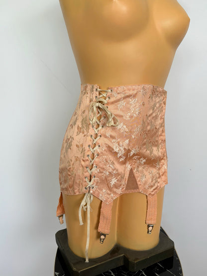 Vintage 1940s/1950s Blush Pink Girdle | S